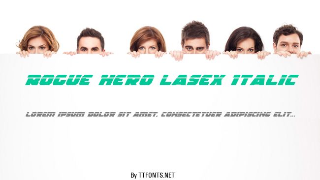 Rogue Hero LasEx Italic example